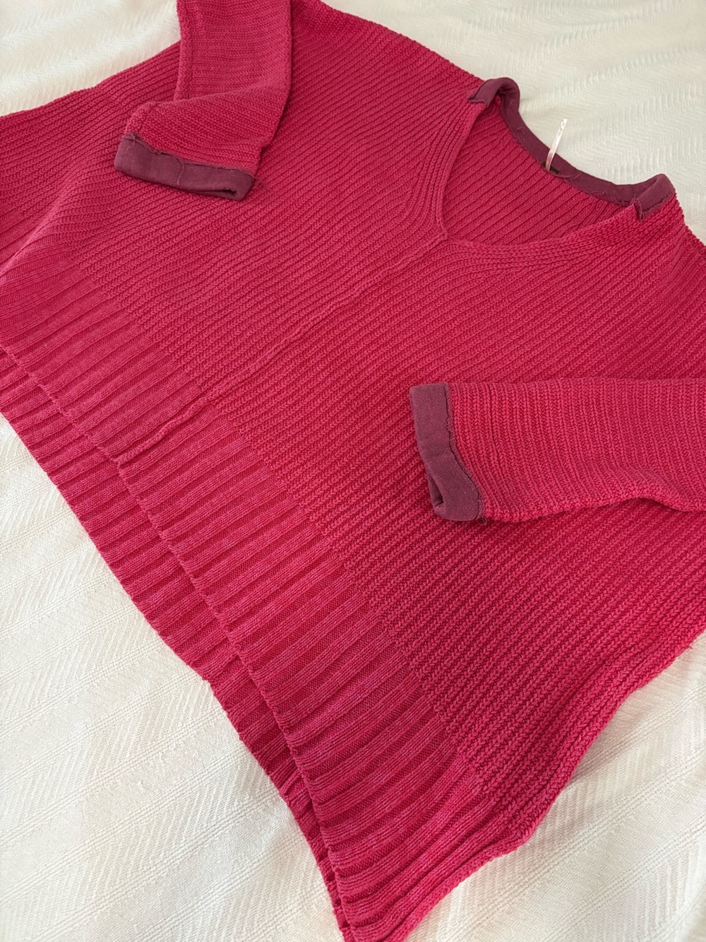 FP boxy chunky knit sweater